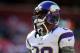 LANDOVER, MD - OCTOBER 14: Adrian Peterson #28 of the Minnesota Vikings warms up before a game against the Washington Redskins at FedExField on October 14, 2012 in Landover, Maryland. (Photo by Patrick McDermott/Getty Images)