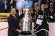 Bettman is greeted with an arena full of boos every time he presents the Stanley Cup.