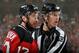 NEWARK, NJ - MAY 21: Ilya Kovalchuk #17 of the New Jersey Devils talks to a linesman Brian Murphy #93 in Game Four of the Eastern Conference Final against the New York Rangers during the 2012 NHL Stanley Cup Playoffs at the Prudential Center on May 21, 2012 in Newark, New Jersey. (Photo by Bruce Bennett/Getty Images)