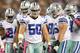 ARLINGTON, TX - OCTOBER 01: Sean Lee #50 of the Dallas Cowboys at Cowboys Stadium on October 1, 2012 in Arlington, Texas. (Photo by Ronald Martinez/Getty Images)