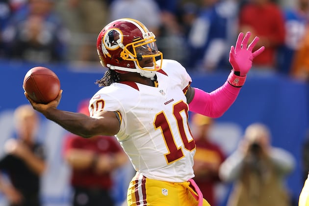 RG3 Doesn't Hold Himself to 'Rookie Mindset'