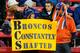 LAS VEGAS, NV - DECEMBER 22: Fans of the Boise State Broncos hold a sign before the team played the Arizona State Sun Devils in the MAACO Bowl Las Vegas at Sam Boyd Stadium December 22, 2011 in Las Vegas, Nevada. Boise State won 56-24. (Photo by Ethan Miller/Getty Images)