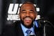 ATLANTA, GA - FEBRUARY 16: Fighter Rashad Evans speaks during a press conference promoting UFC 145: Jones v Evans at Philips Arena on February 16, 2012 in Atlanta, Georgia. (Photo by Scott Cunningham/Getty Images)