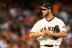 SAN FRANCISCO, CA - OCTOBER 14: Madison Bumgarner #40 of the San Francisco Giants pitches during Game One of the National League Championship Series against the San Francisco Giants at AT&T Park on October 14, 2012 in San Francisco, California. (Photo by Ezra Shaw/Getty Images)