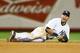 NEW YORK, NY - OCTOBER 13: Derek Jeter #2 of the New York Yankees reacts after he fractured his left ankle diving for a ball in the top of the 12th inning against the Detroit Tigers during Game One of the American League Championship Series at Yankee Stadium on October 13, 2012 in the Bronx borough of New York City, New York. (Photo by Al Bello/Getty Images)