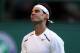 LONDON, ENGLAND - JUNE 28: Rafael Nadal of Spain reacts during his Gentlemen's Singles second round match against Lukas Rosol of the Czech Republic on day four of the Wimbledon Lawn Tennis Championships at the All England Lawn Tennis and Croquet Club on June 28, 2012 in London, England. (Photo by Clive Rose/Getty Images)