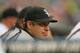 CHICAGO, IL - AUGUST 10: Manager Robin Ventura #23 of the Chicago White Sox watches as his team takes on the Oakland Athletics at U.S. Cellular Field on August 10, 2012 in Chicago, Illinois. The White Sox defeated the Athletics 4-3. (Photo by Jonathan Daniel/Getty Images)