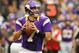 MINNEAPOLIS, MN - SEPTEMBER 23: Christian Ponder #7 of the Minnesota Vikings against the San Francisco 49ers at the Hubert H. Humphrey Metrodome on September 23, 2012 in Minneapolis, Minnesota. (Photo by Adam Bettcher/Getty Images)