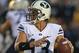 SOUTH BEND, IN - OCTOBER 20: Riley Nelson #13 of the BYU Cougars passes against the Notre Dame Fighting Irish at Notre Dame Stadium on October 20, 2012 in South Bend, Indiana. Notre Dame defeated BYU 17-14. (Photo by Jonathan Daniel/Getty Images)