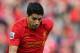 LIVERPOOL, ENGLAND - OCTOBER 20: Luis Suarez of Liverpool in action during the Barclays Premier League match between Liverpool and Reading at Anfield on October 20, 2012 in Liverpool, England. (Photo by Clive Brunskill/Getty Images)