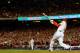 WASHINGTON, DC - OCTOBER 12: Ryan Zimmerman #11 of the Washington Nationals hits a two-run home run in the first inning against the St. Louis Cardinals in Game Five of the National League Division Series at Nationals Park on October 12, 2012 in Washington, DC. (Photo by Patrick McDermott/Getty Images)
