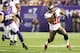MINNEAPOLIS, MN - OCTOBER 25: Doug Martin #22 of the Tampa Bay Buccaneers outruns Harrison Smith #22 of the Minnesota Vikings for a gain at the Hubert H. Humphrey Metrodome on October 25, 2012 in Minneapolis, Minnesota. (Photo by Adam Bettcher/Getty Images)