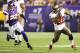 MINNEAPOLIS, MN - OCTOBER 25: Doug Martin #22 of the Tampa Bay Buccaneers outruns Harrison Smith #22 of the Minnesota Vikings for a gain at the Hubert H. Humphrey Metrodome on October 25, 2012 in Minneapolis, Minnesota. (Photo by Adam Bettcher/Getty Images)