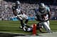 CHARLOTTE, NC - OCTOBER 21: Brandon LaFell #11 of the Carolina Panthers dives for a touchdown against Brandon Carr #39 of the Dallas Cowboys during their game at Bank of America Stadium on October 21, 2012 in Charlotte, North Carolina. (Photo by Streeter Lecka/Getty Images)