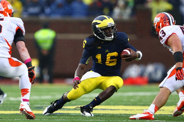 Denard Robinson Could Return Kicks
