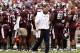STARKVILLE, MS - SEPTEMBER 08: Coach Gene Chizik of the Auburn Tigers walks off the field in the first quarter of a NCAA college football game against Mississippi State Bulldogs on September 8, 2012 at Davis Wade Stadium in Starkville, Mississippi. (Photo by Butch Dill/Getty Images)