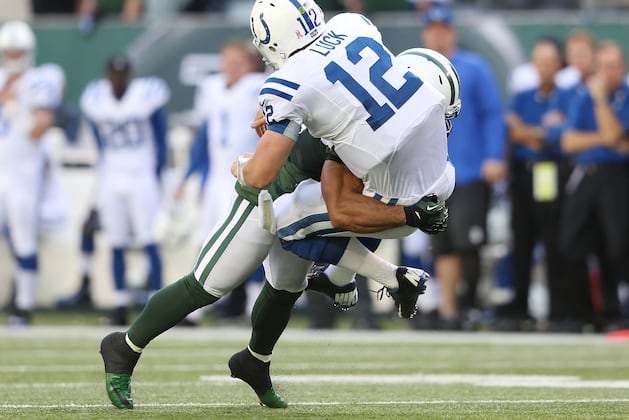 Jets' LaRon Landry: 'I'm not going to stop hitting or head-hunting'