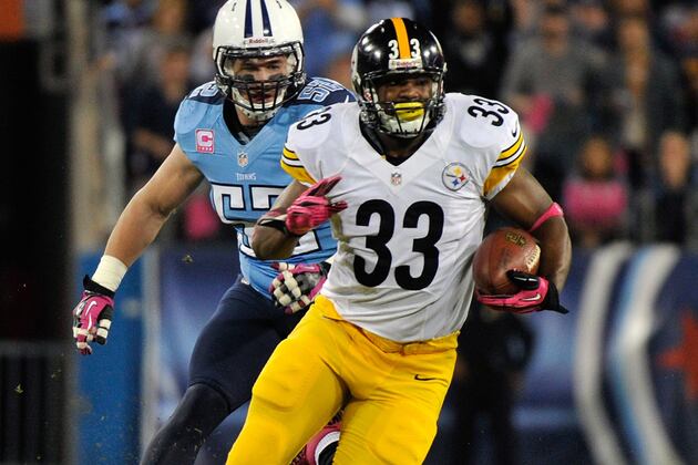 Mendenhall Out, Redman Questionable for Steelers