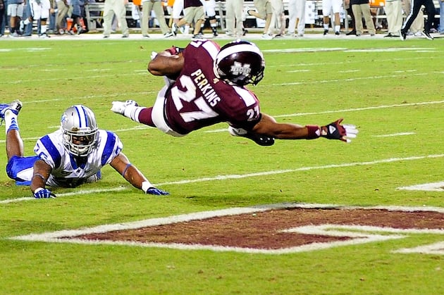 Mississippi State's Perkins to Clash with Nation's Top Rush Defense