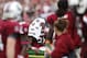 COLUMBIA, SC - OCTOBER 27: Marcus Lattimore #21 of the South Carolina Gamecocks covers his head after injuring his knee against the Tennessee Volunteers during the game at Williams-Brice Stadium on October 27, 2012 in Columbia, South Carolina. (Photo by Joe Robbins/Getty Images)