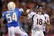SAN DIEGO, CA - OCTOBER 15: Quarterback Peyton Manning #18 of the Denver Broncos throws a pass while defended by linebacker Melvin Ingram #54 of the San Diego Chargers in the fourth quarter at Qualcomm Stadium on October 15, 2012 in San Diego, California. (Photo by Jeff Gross/Getty Images)