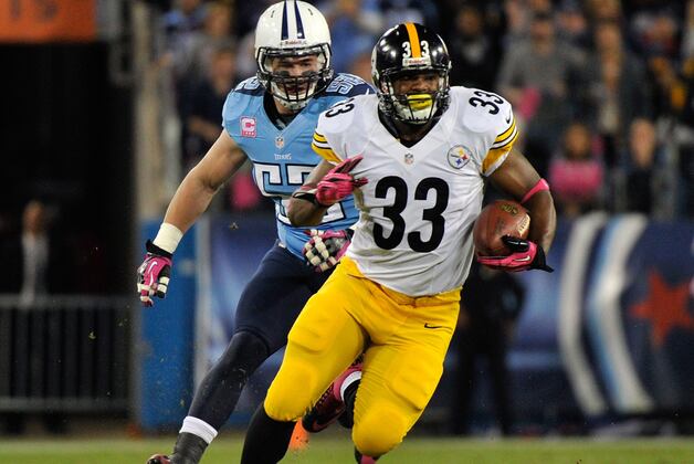 Mendenhall, Redman Inactive for Steelers