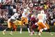 COLUMBIA, SC - OCTOBER 27: Tyler Bray #8 of the Tennessee Volunteers passes the ball against the South Carolina Gamecocks during the game at Williams-Brice Stadium on October 27, 2012 in Columbia, South Carolina. (Photo by Joe Robbins/Getty Images)