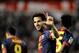 MADRID, SPAIN - OCTOBER 27: Cesc Fabregas of Barcelona celebrates after scoreing his side's 4th goal during the La Liga match between Rayo Vallecano and Barcelona at Estadio Teresa Rivero on October 27, 2012 in Madrid, Spain. (Photo by Denis Doyle/Getty Images)