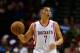 HOUSTON, TX - OCTOBER 12: Jeremy Lin #7 of the Houston Rockets take the ball downcourt during the game against the New Orleans Hornets at the Toyota Center on October 12, 2012 in Houston, Texas. NOTE TO USER: User expressly acknowledges and agrees that, by downloading and or using this photograph, User is consenting to the terms and conditions of the Getty Images License Agreement. (Photo by Scott Halleran/Getty Images)