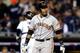 DETROIT, MI - OCTOBER 27: Hector Sanchez #29 of the San Francisco Giants reacts after being stuck out looking by Anibal Sanchez #19 of the Detroit Tigers to end the fourth inning during Game Three of the Major League Baseball World Series at Comerica Park on October 27, 2012 in Detroit, Michigan. (Photo by Ezra Shaw/Getty Images)