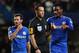 LONDON, ENGLAND - OCTOBER 28: Mikel of Chelsea talks to referee Mark Clattenburg as team mate Juan Mata looks on during the Barclays Premier League match between Chelsea and Manchester United at Stamford Bridge on October 28, 2012 in London, England. (Photo by Shaun Botterill/Getty Images)