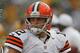 GREEN BAY, WI - AUGUST 16: Colt McCoy #12 of the Cleveland Browns participates in warm-ups before a preseason game against the Green Bay Packers at Lambeau Field on August 16, 2012 in Green Bay, Wisconsin. The Browns defeated the Packers 35-10. (Photo by Jonathan Daniel/Getty Images)