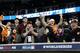 DETROIT, MI - OCTOBER 28: The San Francisco Giants fans cheer after defeating the Detroit Tigers in the tenth inning to win Game Four of the Major League Baseball World Series at Comerica Park on October 28, 2012 in Detroit, Michigan. The San Francisco Giants defeated the Detroit Tigers 4-3 in the tenth inning to win the World Series in 4 straight games. (Photo by Christian Petersen/Getty Images)