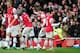 LONDON, ENGLAND - OCTOBER 27: Mikel Arteta of Arsenal celebrates after scoring the opening goal during the Barclays Premier League match between Arsenal and QPR at The Emirates Stadium on October 27, 2012 in London, England. (Photo by Shaun Botterill/Getty Images)