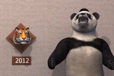 Video: Panda with a Chainsaw