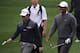 ZHENGZHOU, CHINA - OCTOBER 29: Rory McIlroy of Northern Ireland(L) and Tiger Woods of USA walk together during the Duel of Tiger Woods and Rory McIlroy at Jinsha Lake Golf Club on October 29, 2012 in Zhengzhou, China. (Photo by Hong Wu/Getty Images)