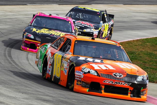 Kyle Busch Rallies to Challenge for Win