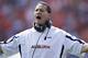 AUBURN, AL - OCTOBER 6: Head coach Gene Chizik of the Auburn Tigers argues a call during a game against the Arkansas Razorbacks at Jordan-Hare Stadium on October 6, 2012 in Auburn, Alabama. (Photo by Wesley Hitt/Getty Images)