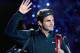 SHANGHAI, CHINA - OCTOBER 13: Roger Federer of Switzerland arrives on the court before playing Andy Murray of Great Britain during the Men's Singles semi-finals of the Shanghai Rolex Masters at the Qi Zhong Tennis Center on October 13, 2012 in Shanghai, China. (Photo by Lintao Zhang/Getty Images)