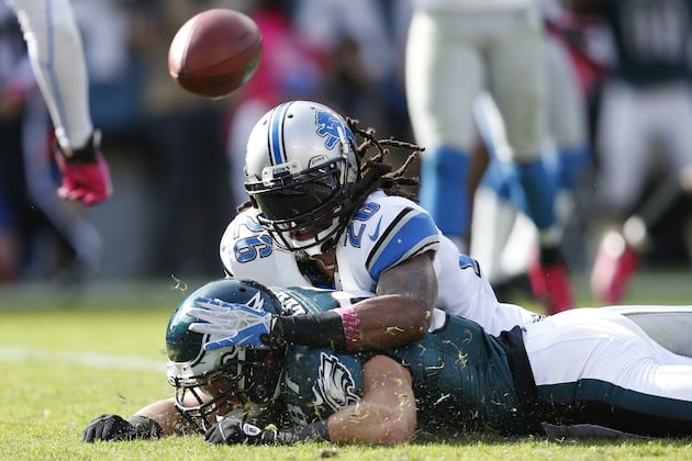 Lions Describe Louis Delmas as Day-to-Day After Knee Injury