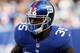 EAST RUTHERFORD, NJ - OCTOBER 21: Running back Andre Brown #35 of the New York Giants carries the ball against the Washington Redskins at MetLife Stadium on October 21, 2012 in East Rutherford, New Jersey. (Photo by Alex Trautwig/Getty Images)