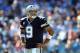 CHARLOTTE, NC - OCTOBER 21: Tony Romo #9 of the Dallas Cowboys during their game at Bank of America Stadium on October 21, 2012 in Charlotte, North Carolina. (Photo by Streeter Lecka/Getty Images)