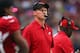 ST. LOUIS, MO - OCTOBER 4: Head coach Ken Whisenhunt looks on from the sideline against the St. Louis Rams at the Edward Jones Dome on October 4, 2012 in St. Louis, Missouri. (Photo by Dilip Vishwanat/Getty Images)