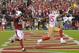 Crabtree streaks to the end zone for his second TD.