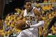 INDIANAPOLIS, IN - MAY 17: Danny Granger #33 of the Indiana Pacers moves against the Miami Heat in Game Three of the Eastern Conference Semifinals in the 2012 NBA Playoffs at Bankers Life Fieldhouse on May 17, 2012 in Indianapolis, Indiana. The Pacers defeated the Heat 94-75. NOTE TO USER: User expressly acknowledges and agrees that, by downloading and/or using this photograph, User is consenting to the terms and conditions of the Getty Images License Agreement. (Photo by Jonathan Daniel/Getty Images)
