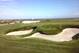 The greeen complex on No. 18 at Wild Dunes Links Course is spectacular!