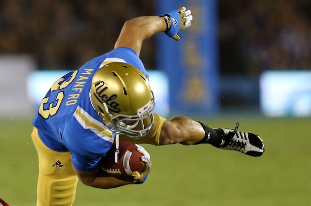 UCLA Replacing Punt Returner Steven Manfro After Fumbles