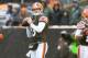 CLEVELAND, OH - OCTOBER 28: Starting quarterback Brandon Weeden #3 of the Cleveland Browns warms up prior to the game against the San Diego Chargers at Cleveland Browns Stadium on October 28, 2012 in Cleveland, Ohio. (Photo by Jason Miller/Getty Images)
