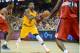 CLEVELAND, OH - OCTOBER 30: Kyrie Irving #2 of the Cleveland Cavaliers drives the lane during the second half against the Washington Wizards at Quicken Loans Arena on October 30, 2012 in Cleveland, Ohio. The Cavaliers defeated the Wizards 94-84. NOTE TO USER: User expressly acknowledges and agrees that, by downloading and/or using this Photograph, user is consenting to the terms and conditions of the Getty Images License Agreement. (Photo by Jason Miller/Getty Images)