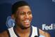Oct 1, 2012; Memphis, TN, USA; Memphis Grizzlies forward Rudy Gay (22) during media day at FedEx Forum. Mandatory Credit: Nelson Chenault-US PRESSWIRE